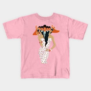 woman t-shirt Kids T-Shirt